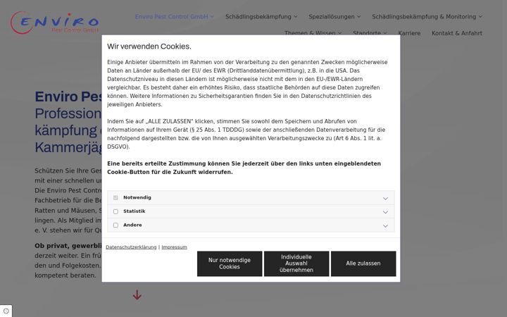 Screenshot ta' enviro-schaedlingsbekaempfung.de