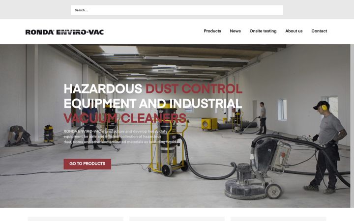 Posnetek zaslona enviro-vac.co.uk