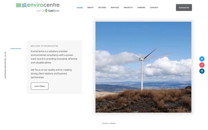 Screenshot of envirocentre.co.uk