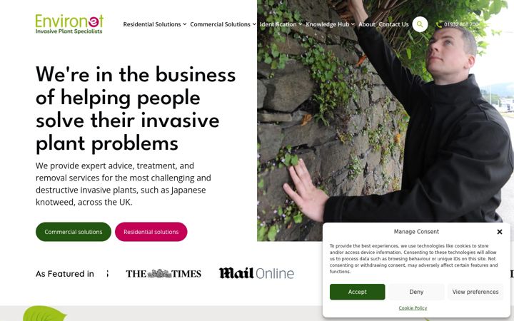 Screenshot of environetuk.com