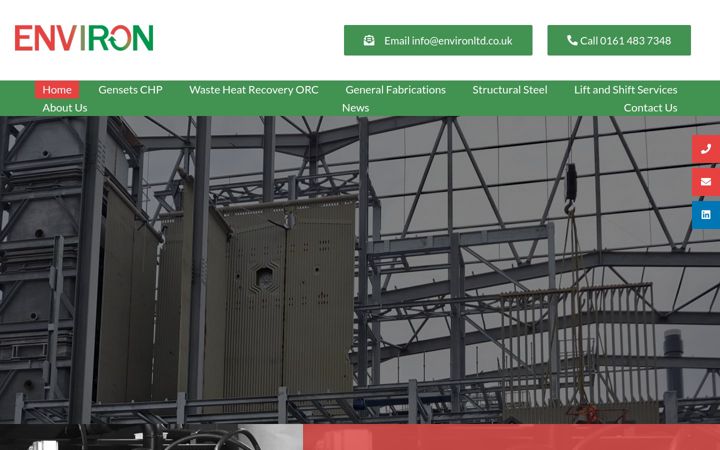 Zrzut ekranu environltd.co.uk