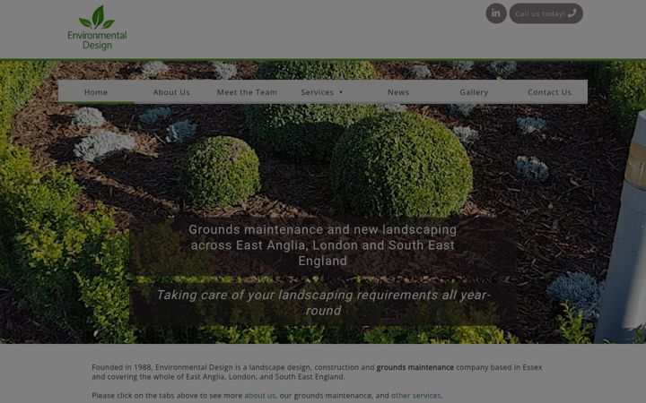 Screenshot of environmental-design.co.uk