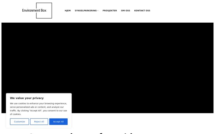 Screenshot von environmentbox.no