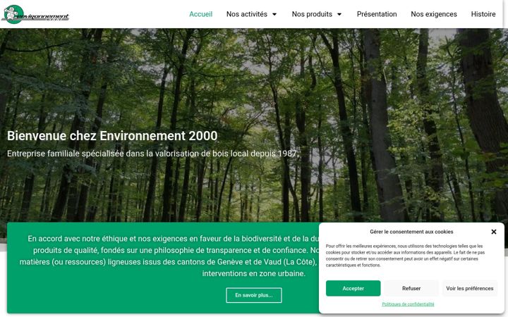 Screenshot του environnement2000.ch