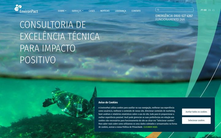 Screenshot of environpact.com