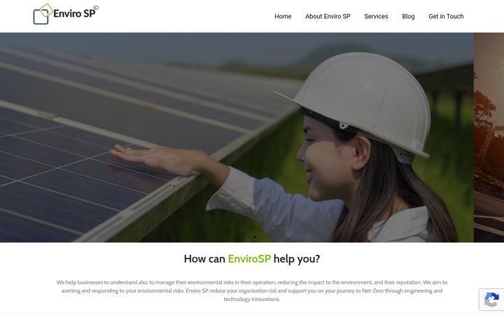 Screenshot of envirosp.co.uk