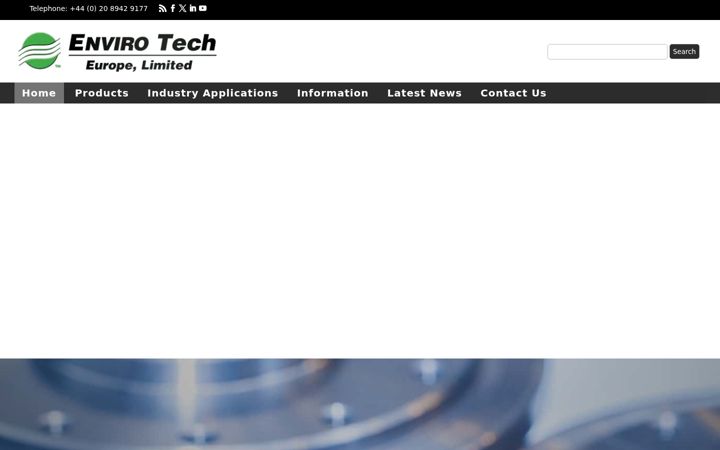 Screenshot of envirotech-europe.com