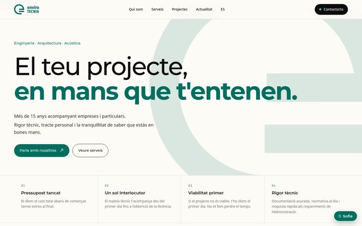 Screenshot of envirotecnia.com