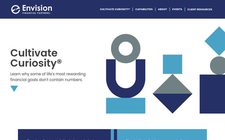Screenshot of envisionfinancialpartners.com