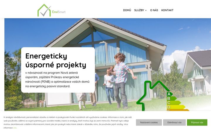Captura de ecrã de envismart.cz