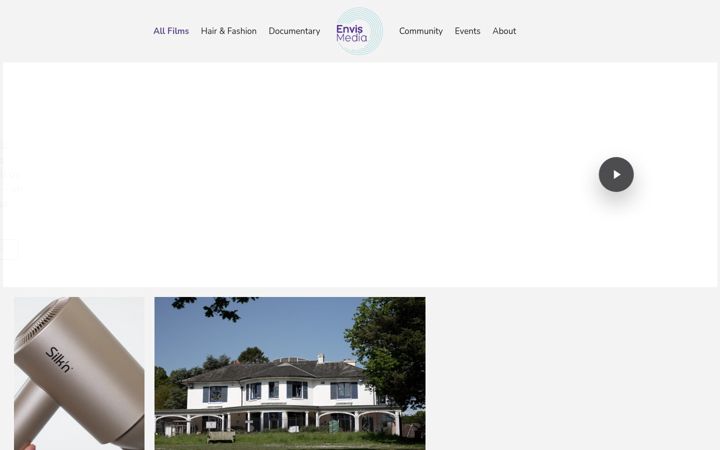 Screenshot of envismedia.co.uk