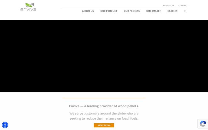 Screenshot of envivabiomass.com
