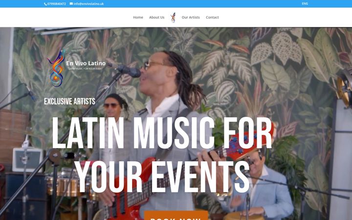 Screenshot of envivolatino.uk