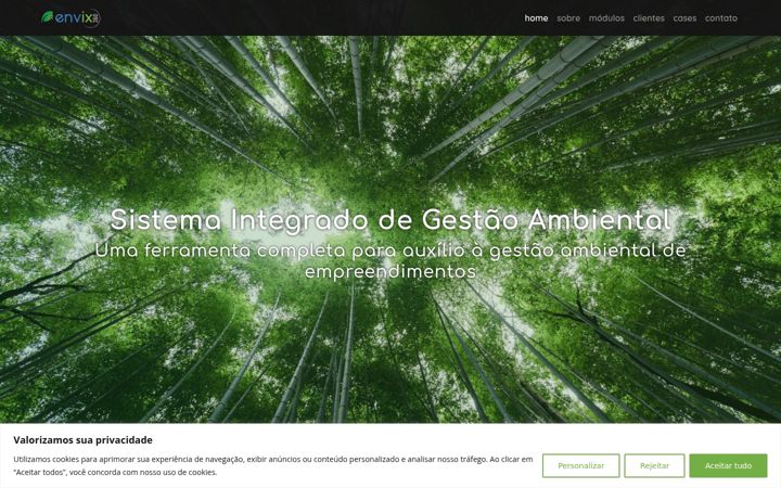 Screenshot von envix360.com.br