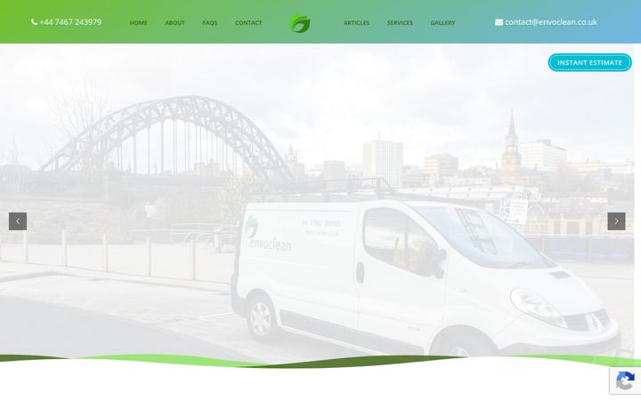 Zrzut ekranu envoclean.co.uk