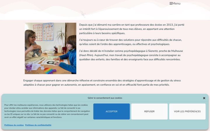 Snímek obrazovky envol-psychopedagogie.fr