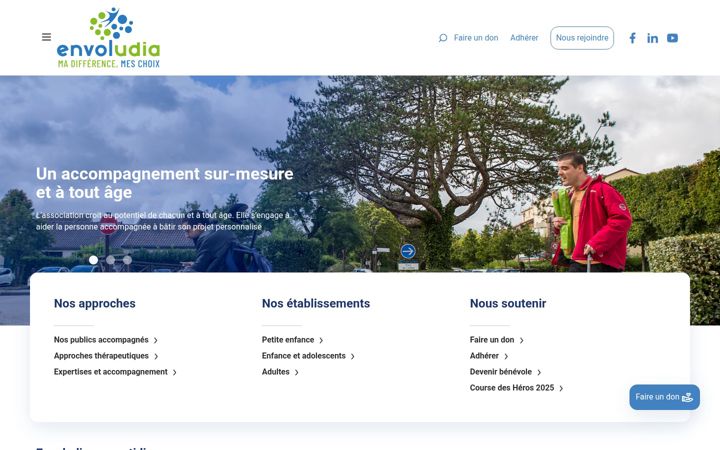 Screenshot stránky envoludia.org