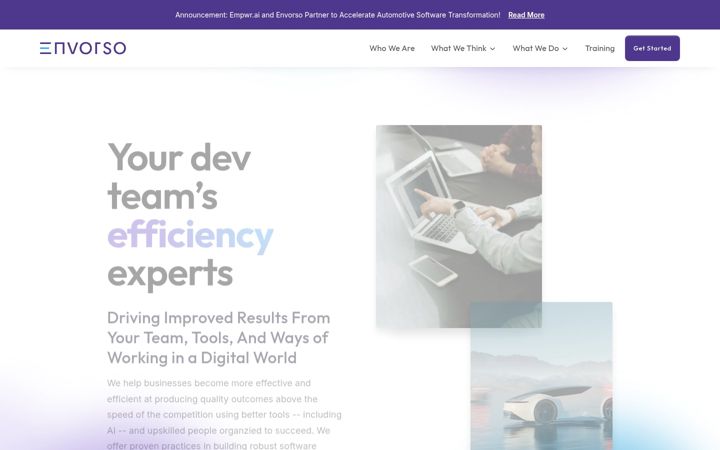 Screenshot of envorso.com