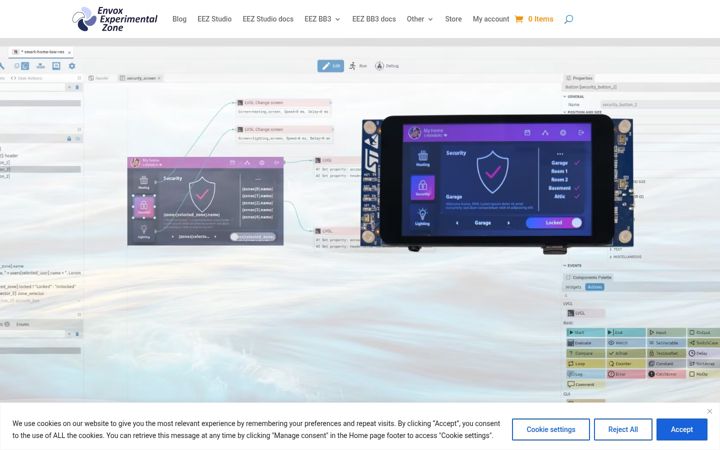 Snímek obrazovky envox.eu