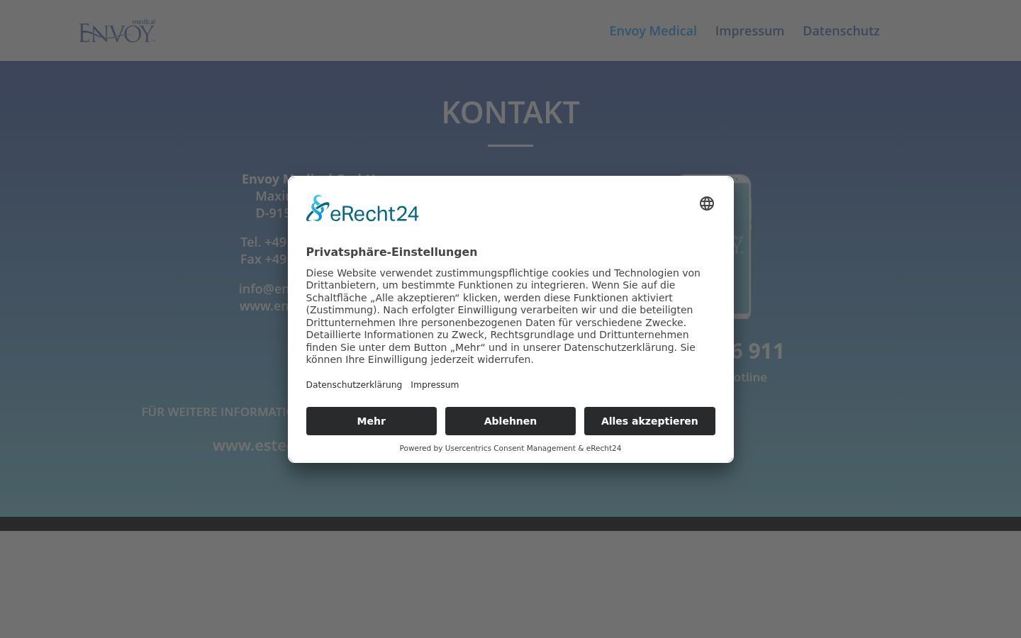 Sutikimo reklamjuostės, rodytos prieš bet kokią sąveiką, ekrano kopija