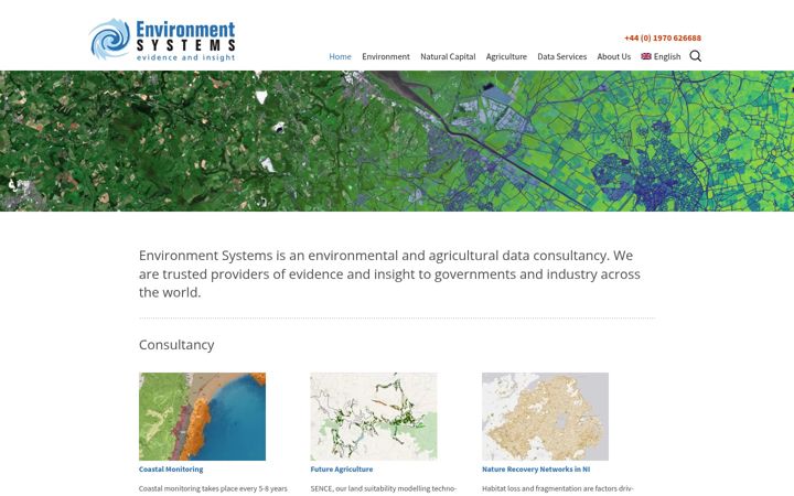 Screenshot of envsys.co.uk