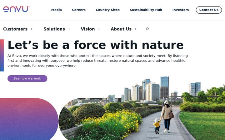 Screenshot of envu.com