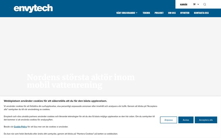 Screenshot του envytech.se