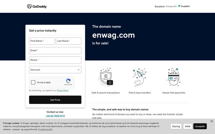 Screenshot of enwag.com