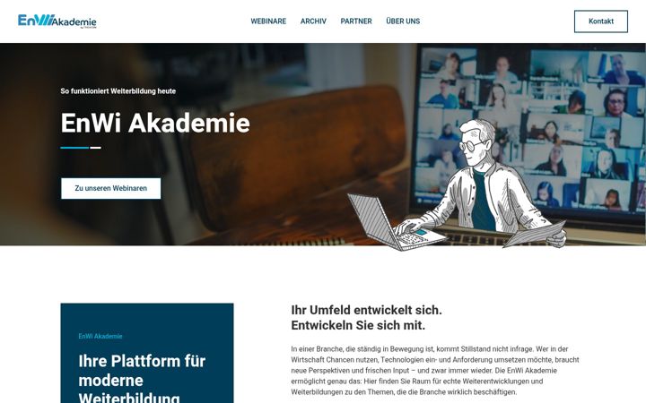 Screenshot di enwi-akademie.de