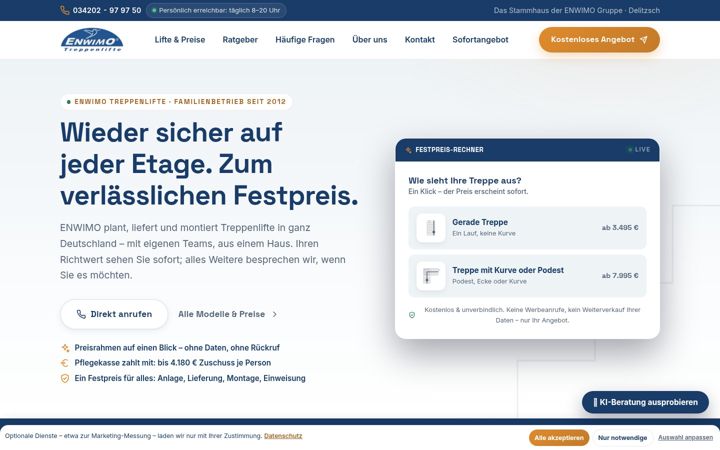 Screenshot di enwimo.de