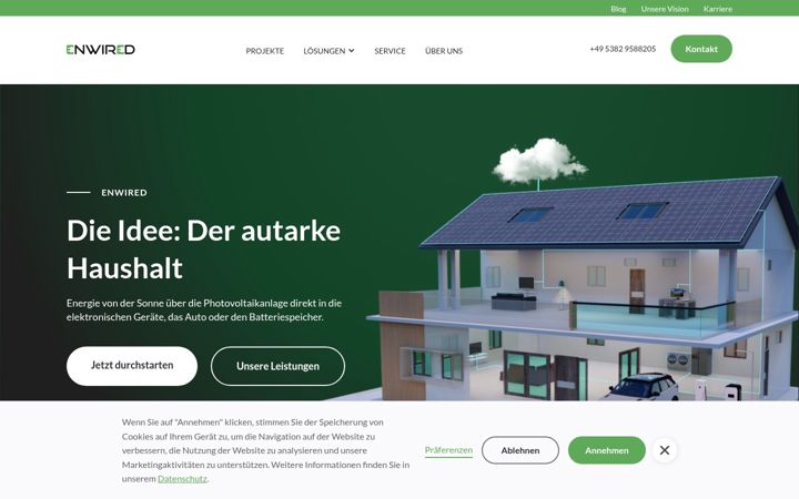Screenshot di enwired.de