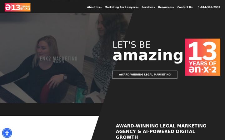 Screenshot of enx2marketing.com