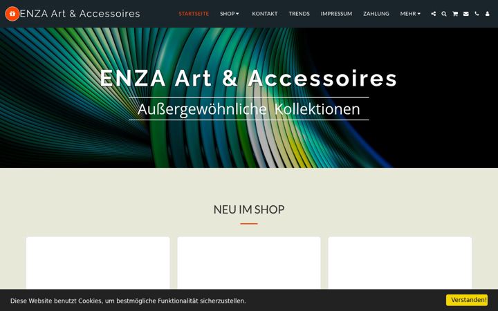 Screenshot ta' enzashop.at