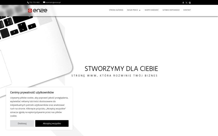 Screenshot of enze.pl