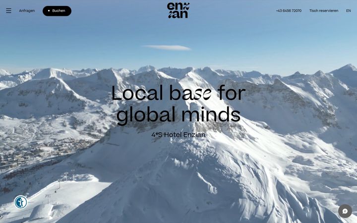 Screenshot of enzian.net