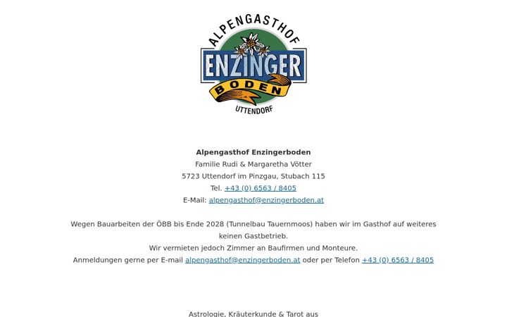 Screenshot ta' enzingerboden.at