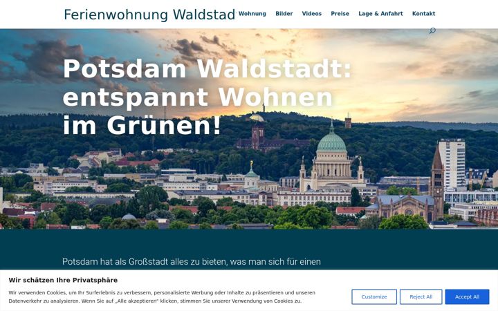 Kuvakaappaus sivustosta enzmann-potsdam.de