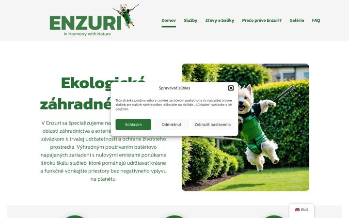 Screenshot of enzuri.eu