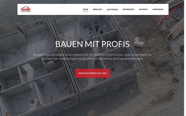 Ekrano kopija eob-bau.de