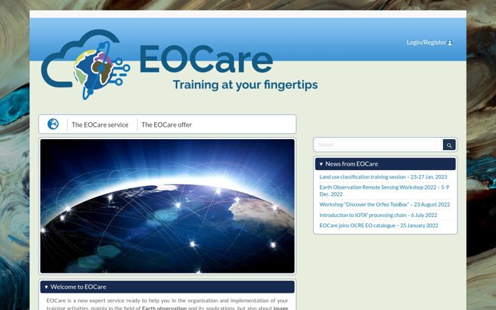 Screenshot of eocare.eu