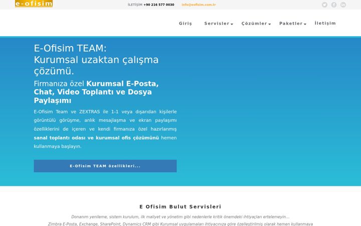 Screenshot of eofisim.com.tr
