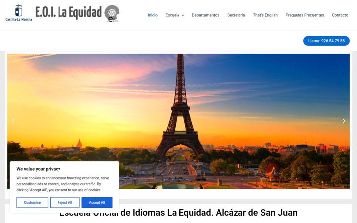 Skärmbild av eoialcazar.es