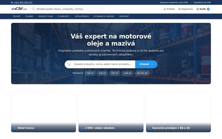Screenshot of eoil.sk