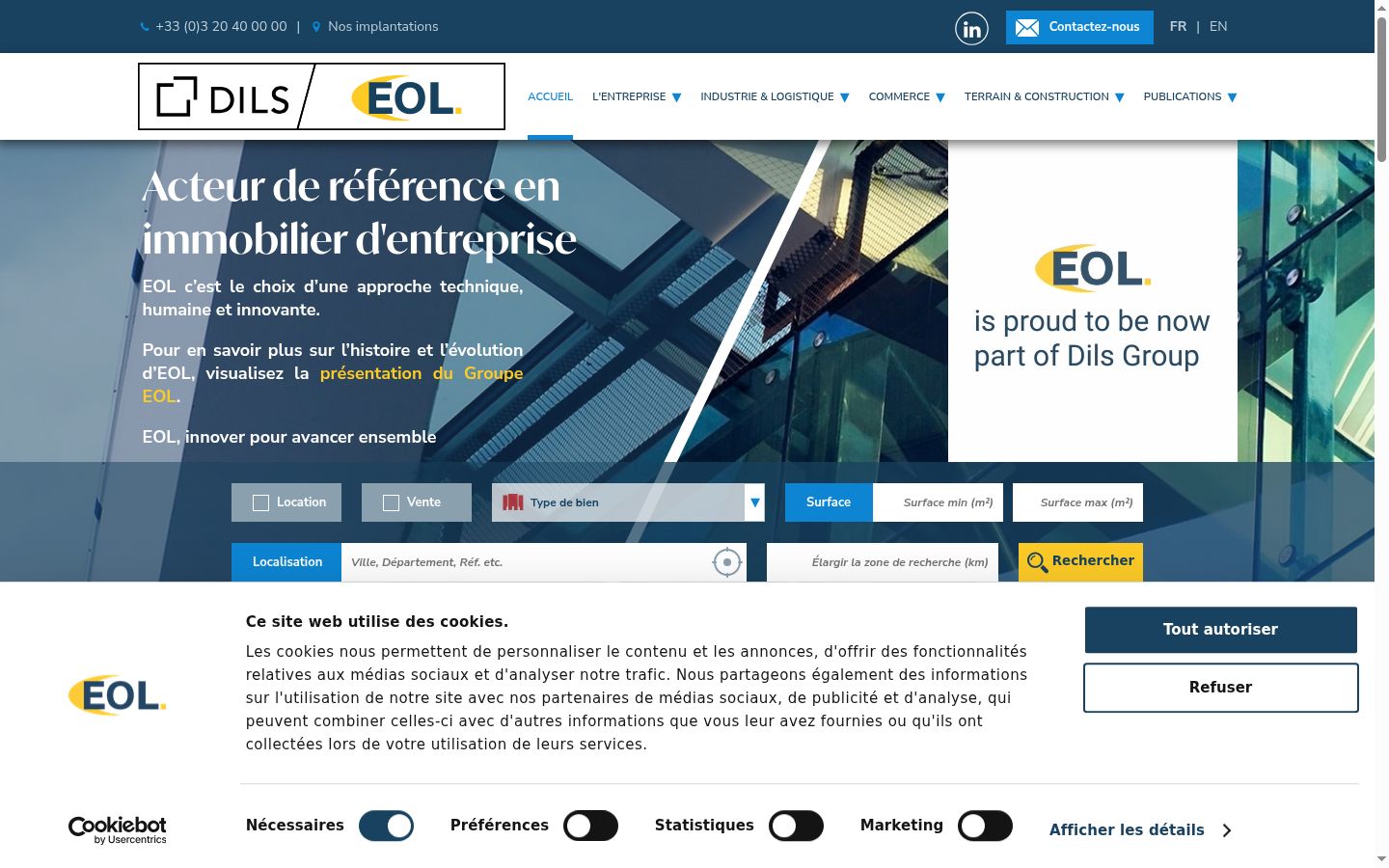 Screenshot tal-banner tal-kunsens muri qabel kwalunkwe interazzjoni