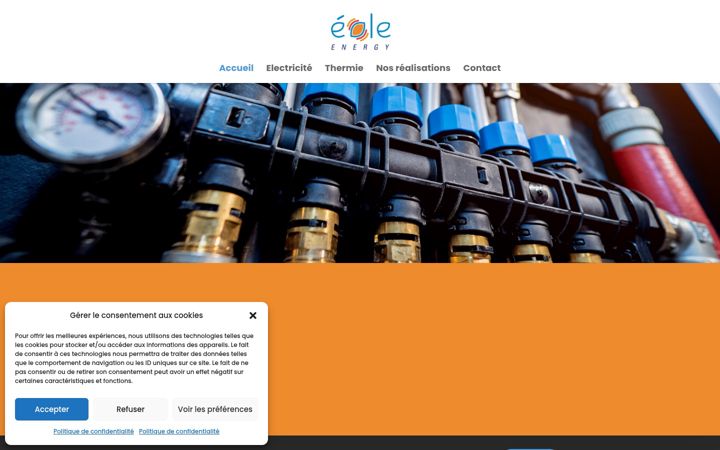 Screenshot ta' eole-energy.fr