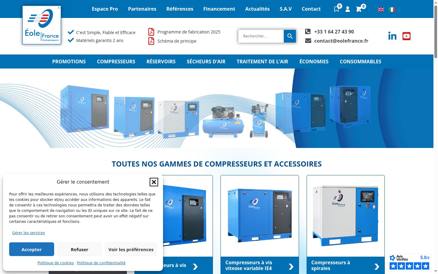 Screenshot tal-banner tal-kunsens muri qabel kwalunkwe interazzjoni
