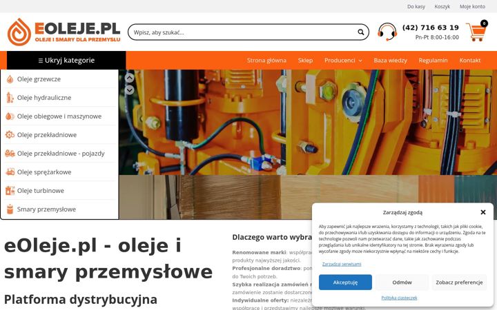 Screenshot of eoleje.pl