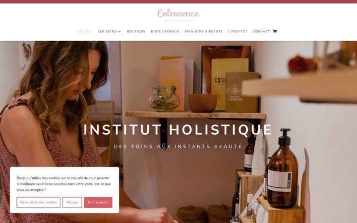Screenshot ta' eolessence-soins.fr