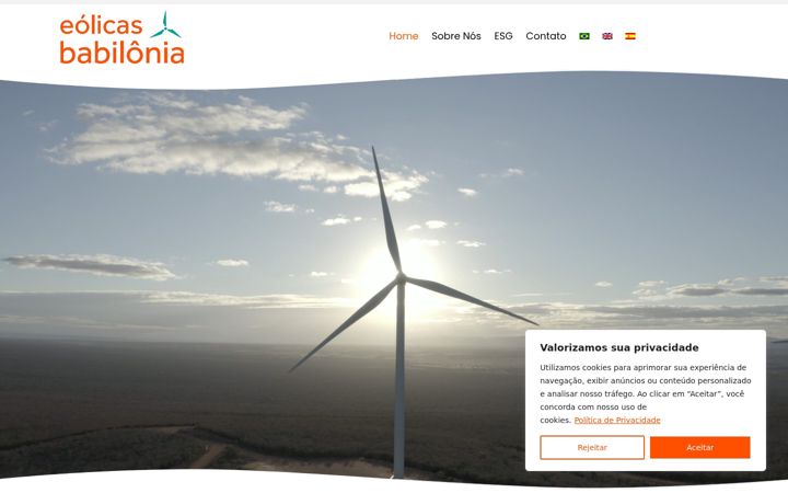 Screenshot von eolicasbabilonia.com.br