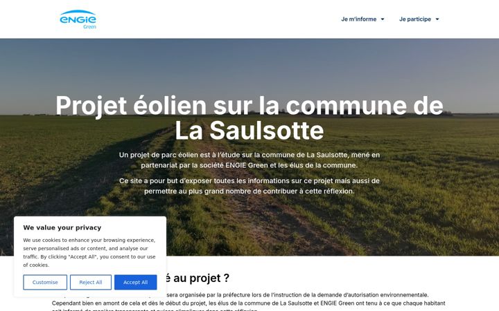Snímek obrazovky eolienlasaulsotte.fr